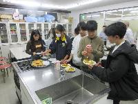 中学生交流会・ワッフル