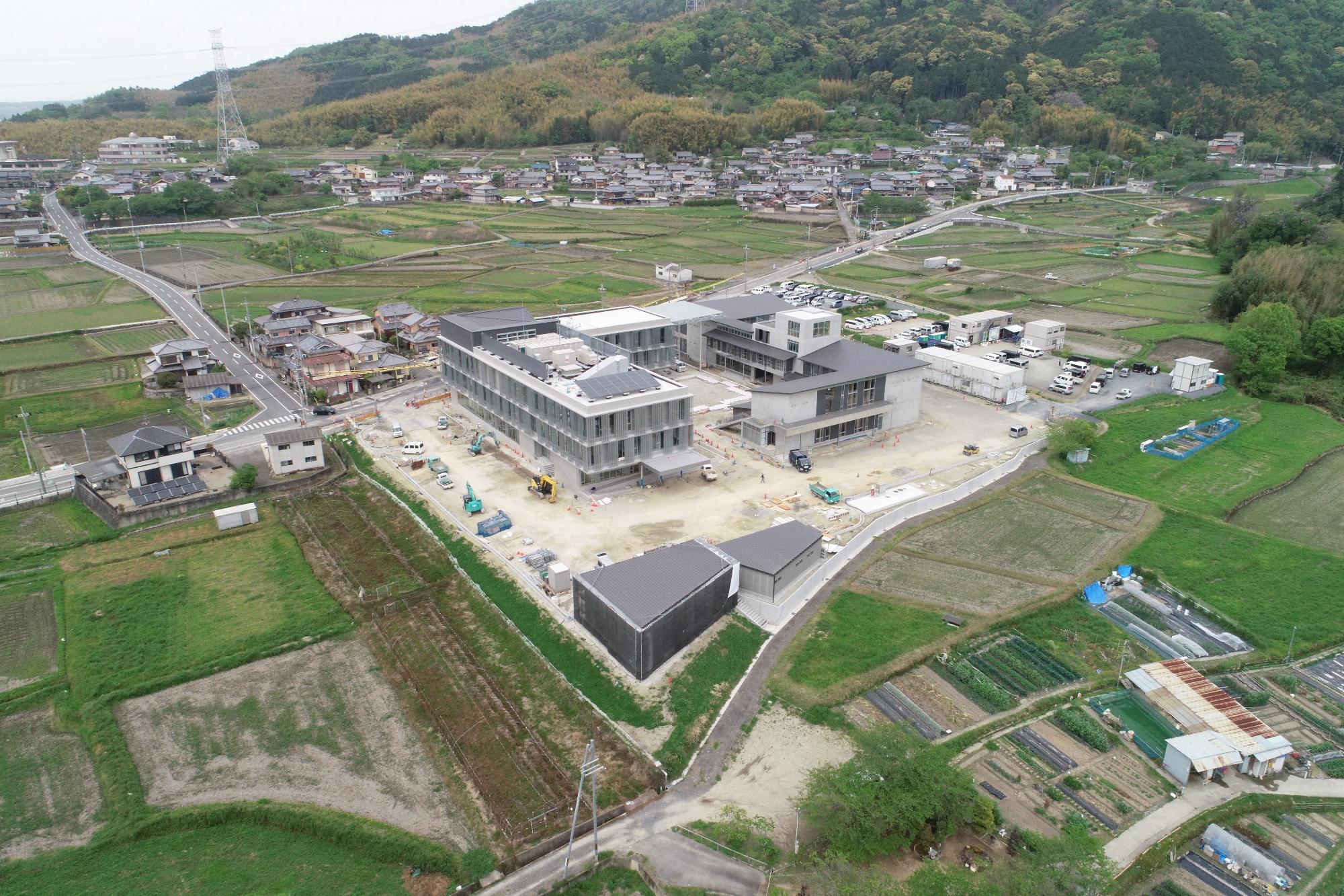 南西の上空より（令和5年4月21日撮影）