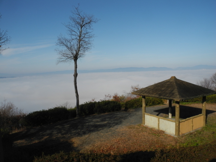 万灯呂山から見下ろす雲海